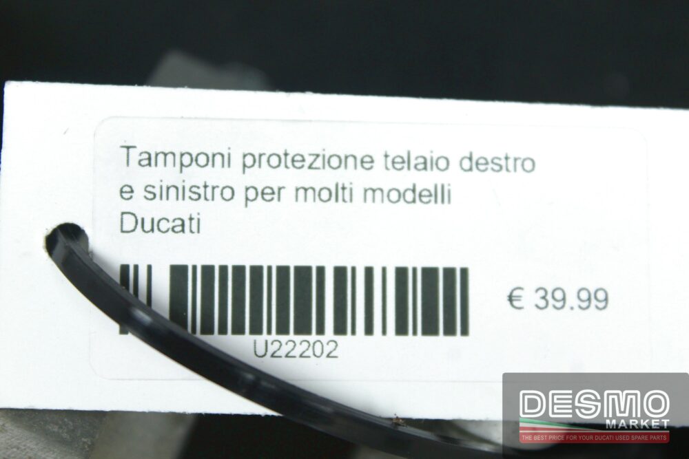 Tamponi protezione telaio destro e sinistro per molti modelli Ducati