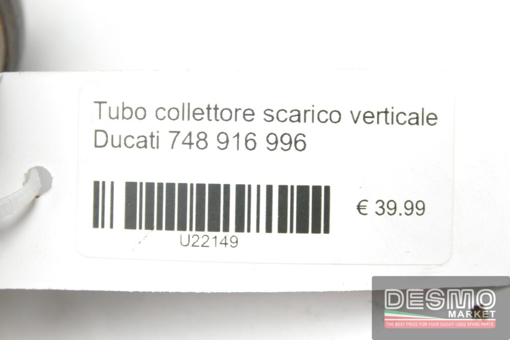 Tubo collettore scarico verticale Ducati 748 916 996