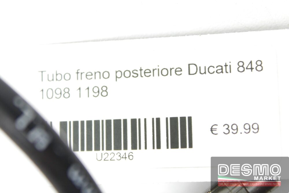 Tubo freno posteriore Ducati 848 1098 1198