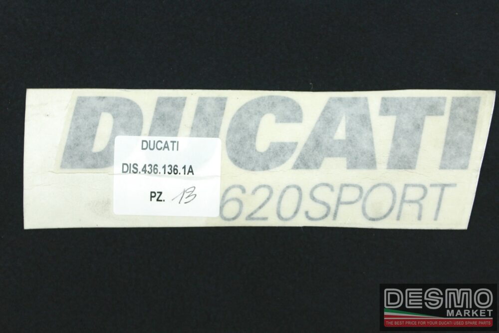 Adesivo carena destra OEM Ducati 620 Sport grigio scuro