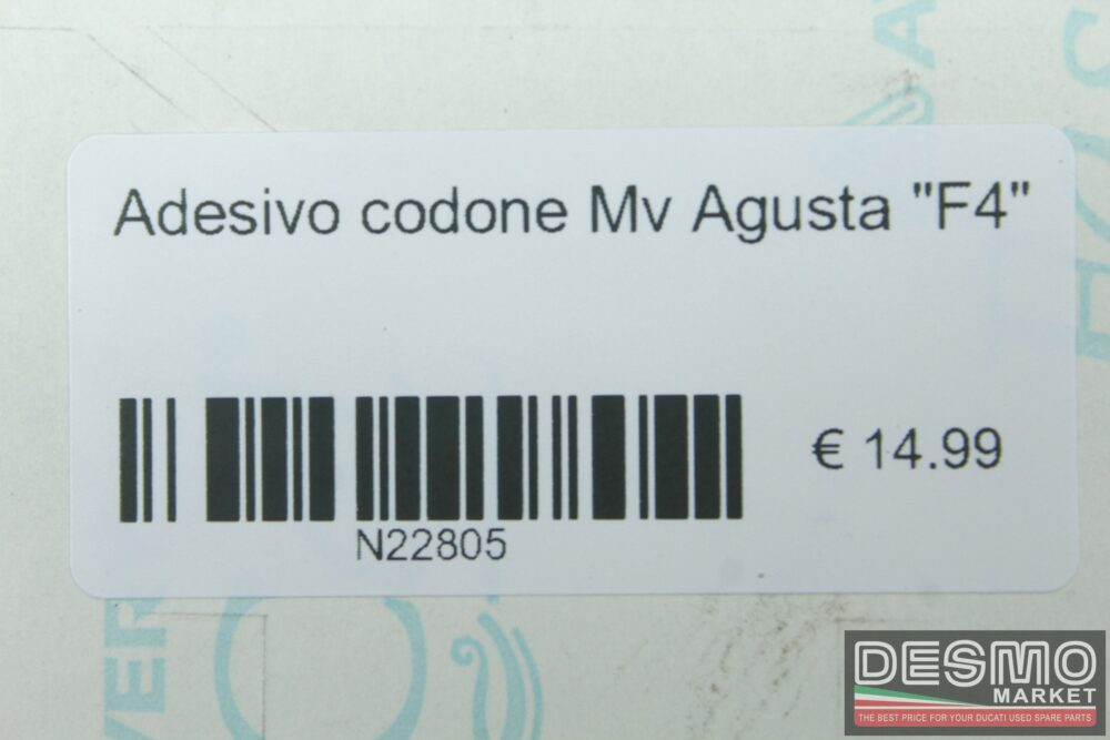 Adesivo codone Mv Agusta “F4”