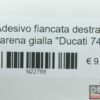 Adesivo fiancata destra per carena gialla “Ducati 748r”