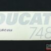 Right side sticker for red fairing "Ducati 748" base