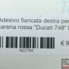 Right side sticker for red fairing "Ducati 748" base - Image 3
