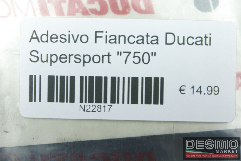 Adesivo Fiancata Ducati Supersport “750”