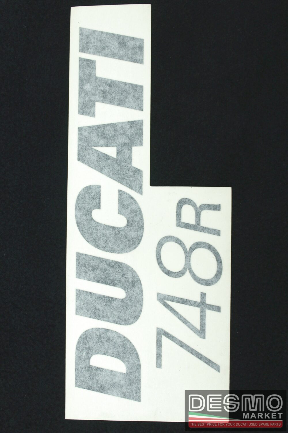 Left side sticker for yellow fairing "Ducati 748r"