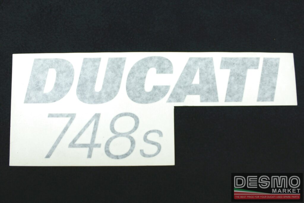 Adesivo fiancata sinistra per carena gialla “Ducati 748s”
