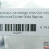 Michelin front mudguard sticker Ducati 998s Bayliss - Image 3
