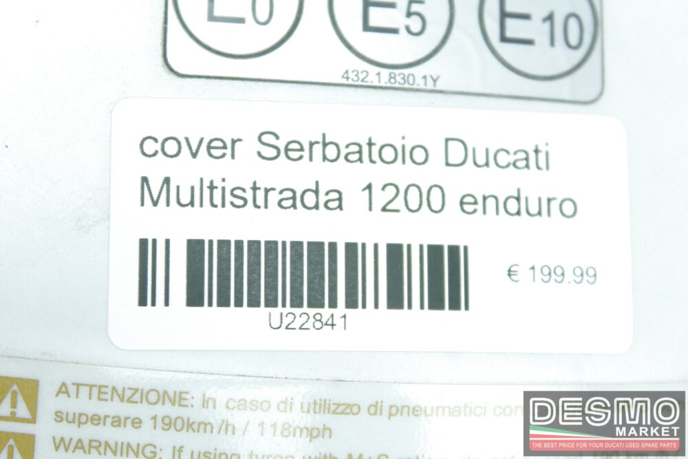 Cover serbatoio Ducati Multistrada 1200 Enduro