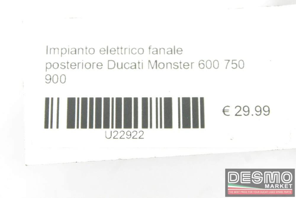 Impianto elettrico fanale posteriore Ducati Monster 600 750 900