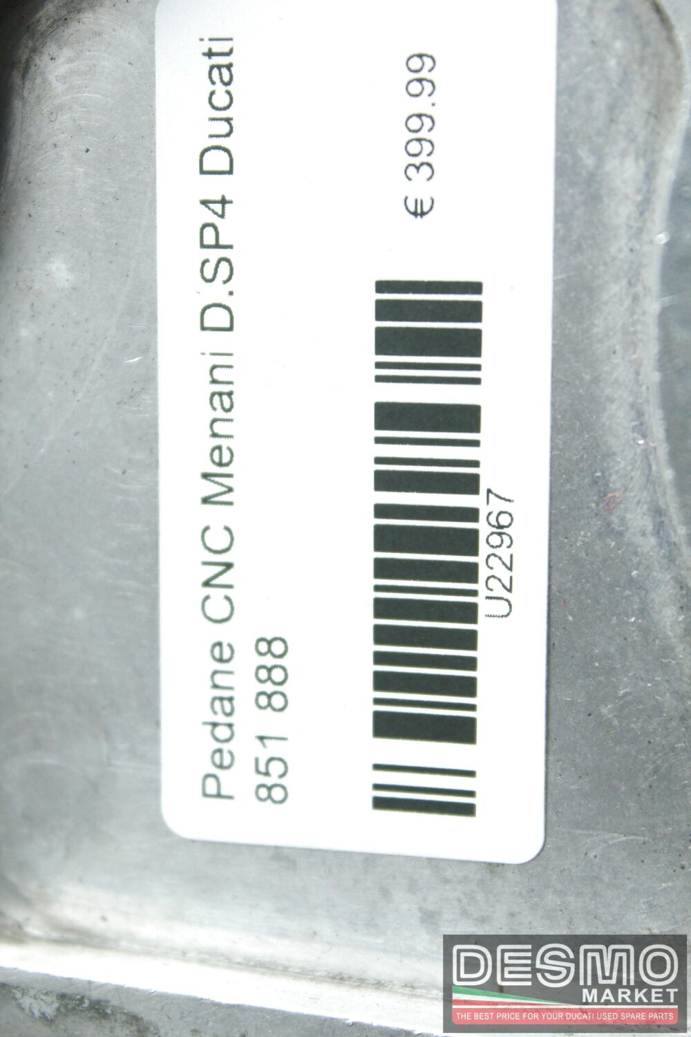 Pedane CNC Menani D.SP4 Ducati 851 888
