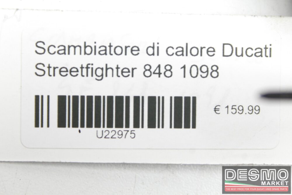 Scambiatore di calore Ducati Streetfighter 848 1098
