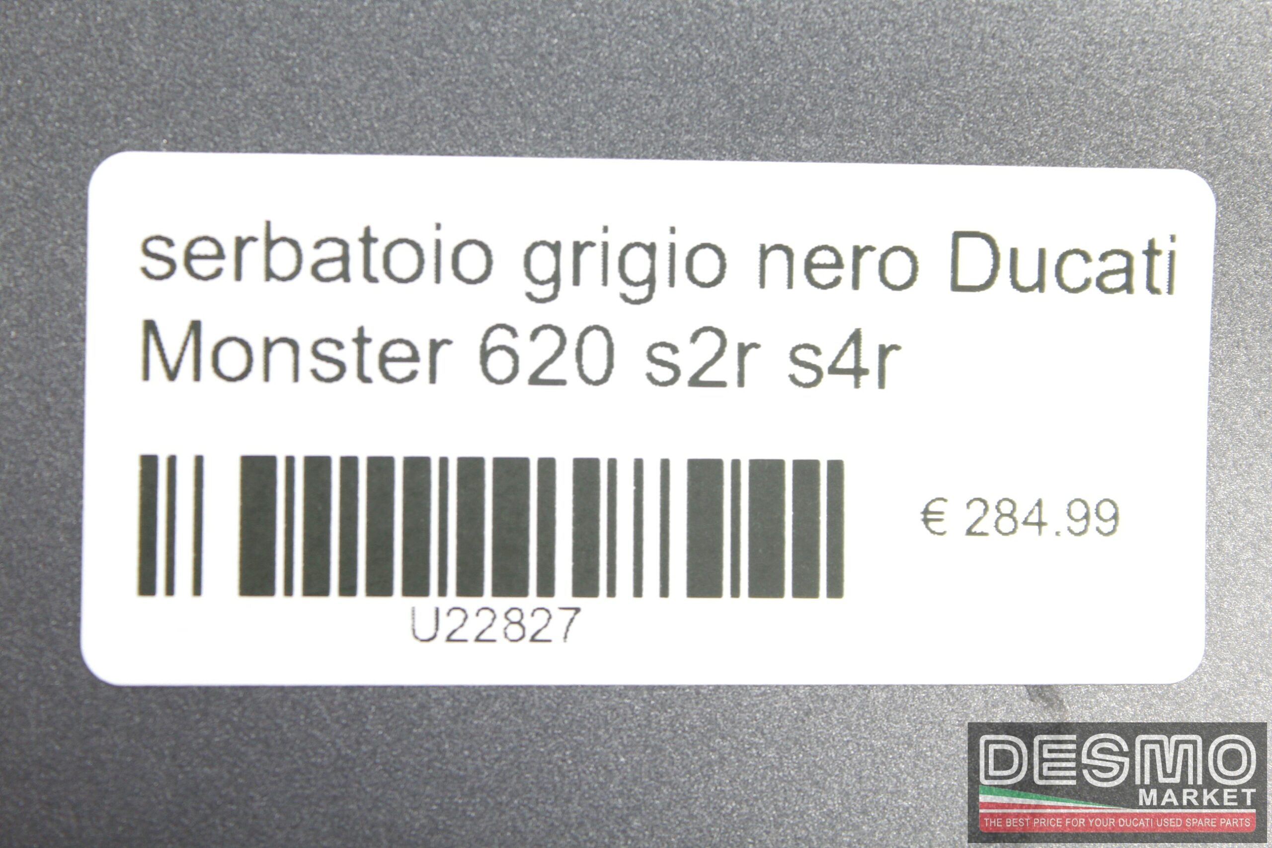 Serbatoio grigio nero Ducati Monster 620 s2r s4r