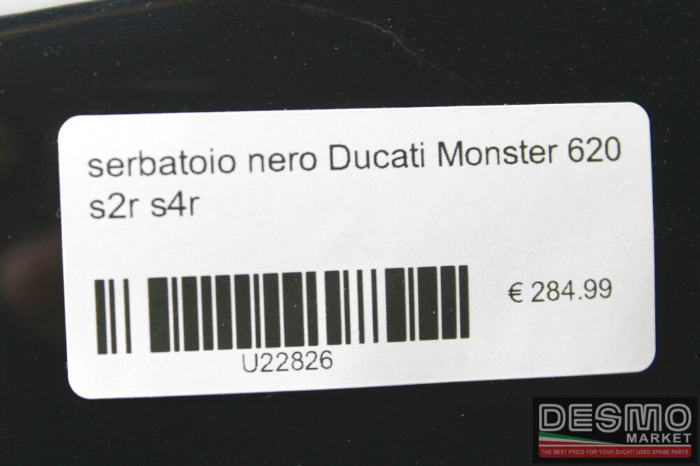 Black fuel tank Ducati Monster 620 s2r s4r - Image 9