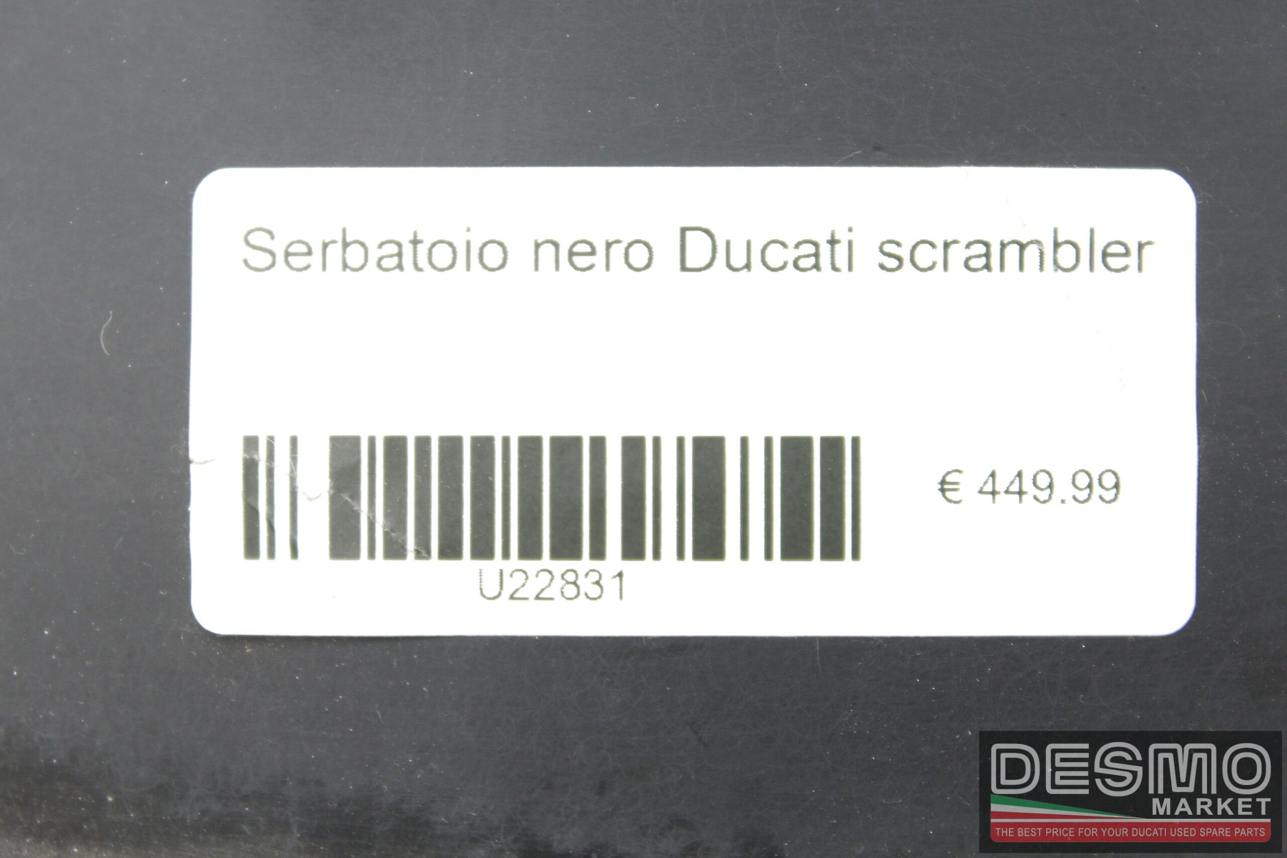 Serbatoio nero Ducati scrambler