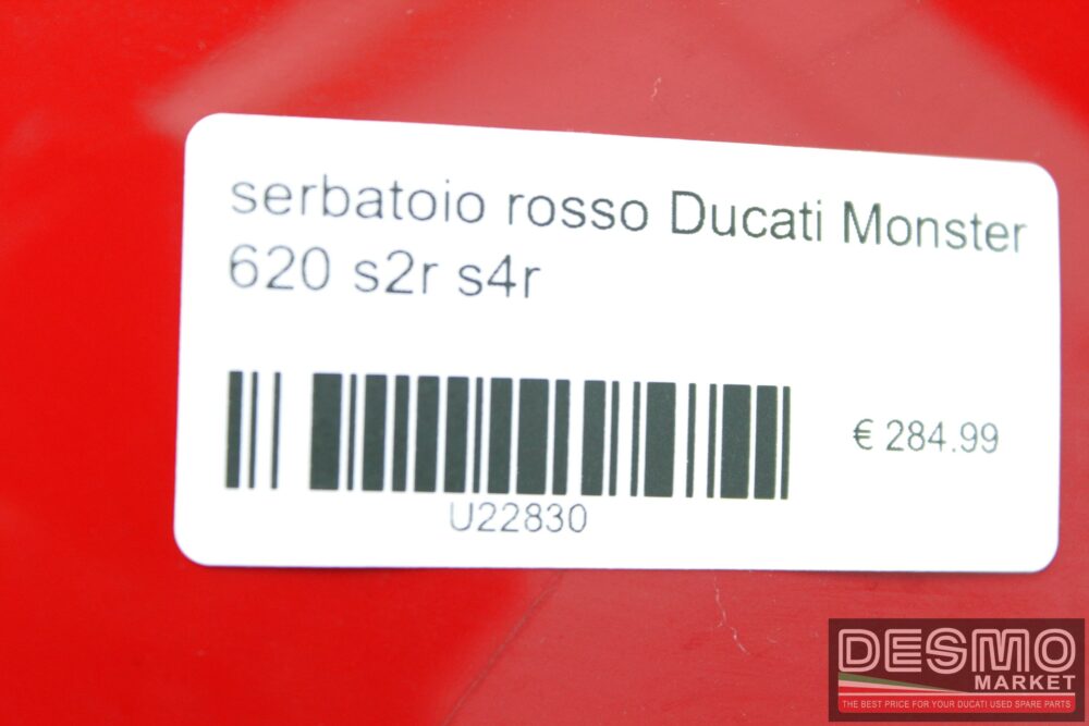 Serbatoio rosso Ducati Monster 620 s2r s4r