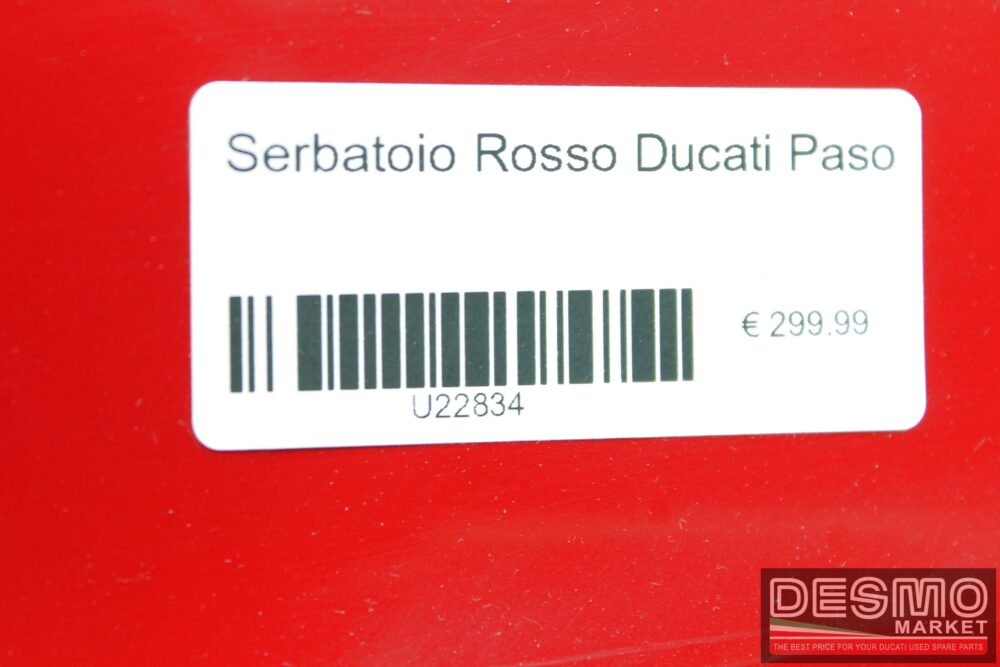 Serbatoio Rosso Ducati Paso