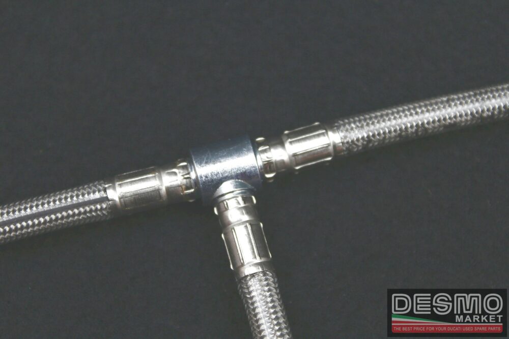 Front double disc brake hose Ducati Monster 600 750 900 - Image 2