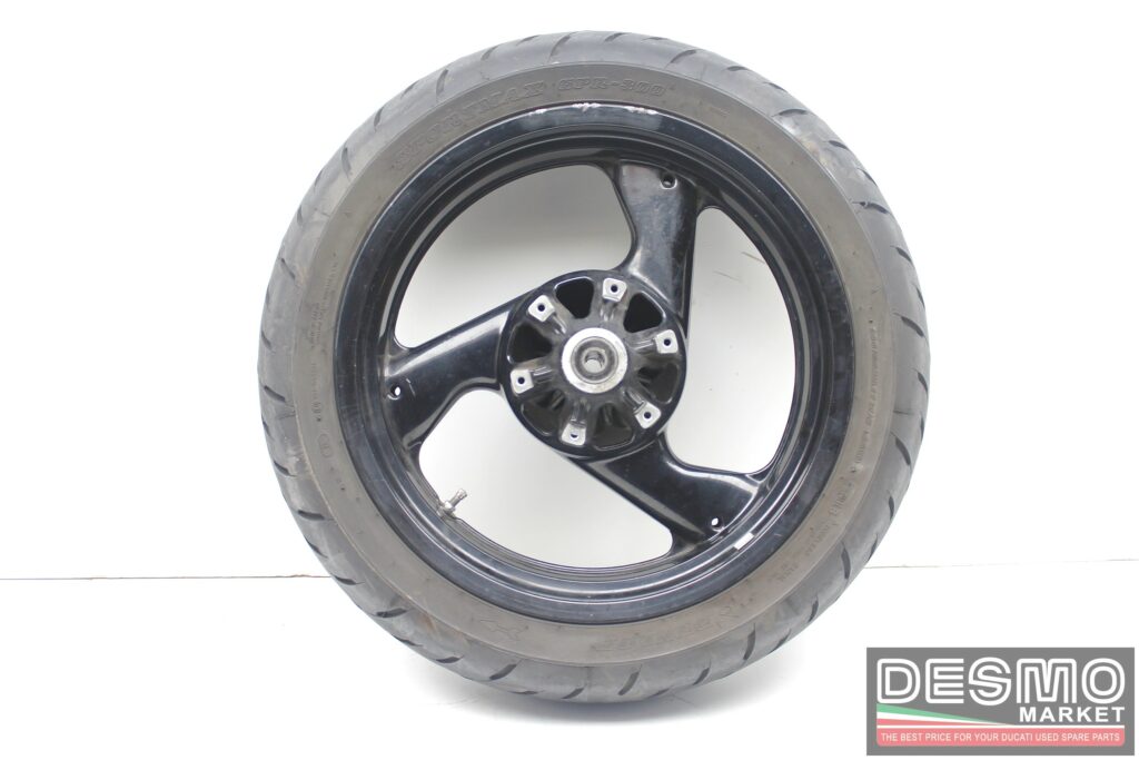 Cerchio ruota nera posteriore Ducati Monster 600 750 900 SS 4,5×17