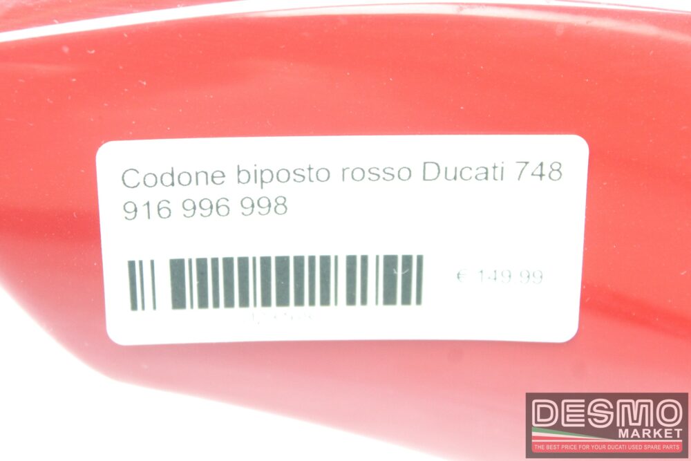 Codone biposto rosso Ducati 748 916 996 998