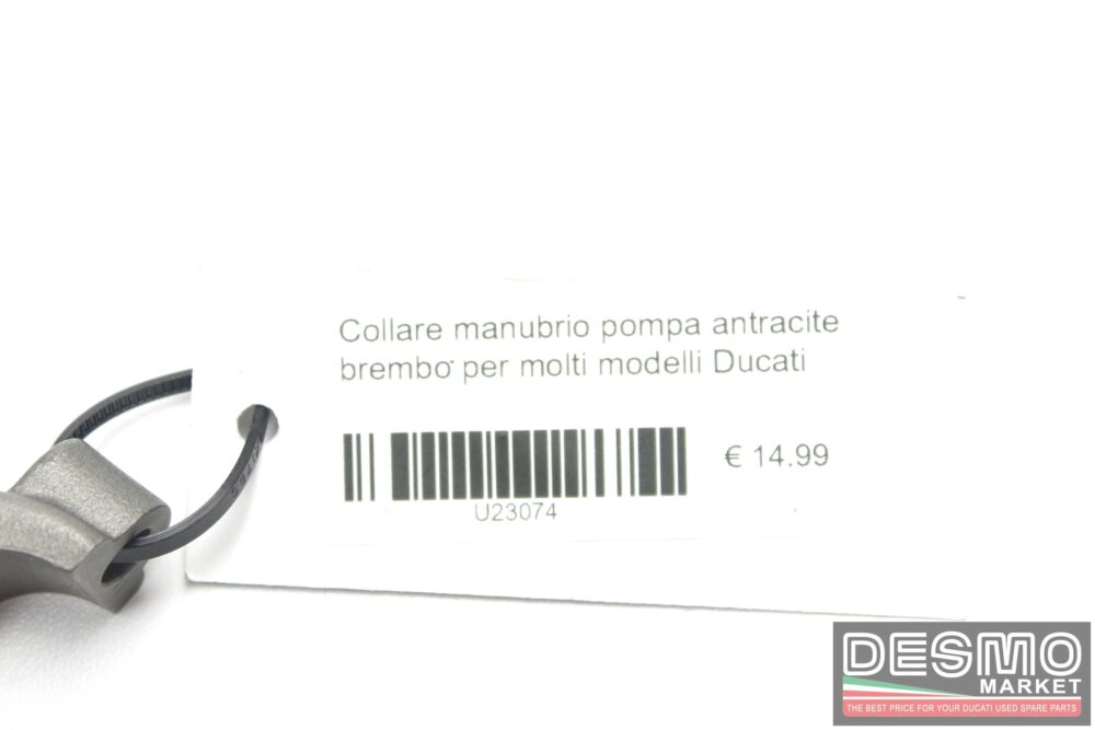 Collare manubrio pompa antracite Brembo per molti modelli Ducati