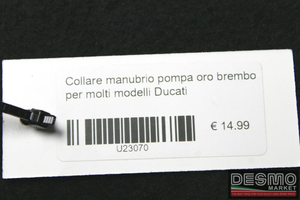 Collare manubrio pompa oro Brembo per molti modelli Ducati