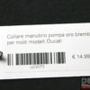 Brembo gold pump handlebar collar for many Ducati models - Image 4