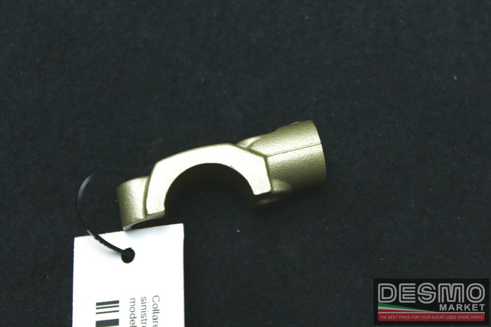 Collare supporto specchio sinistro oro Brembo per molti modelli Ducati