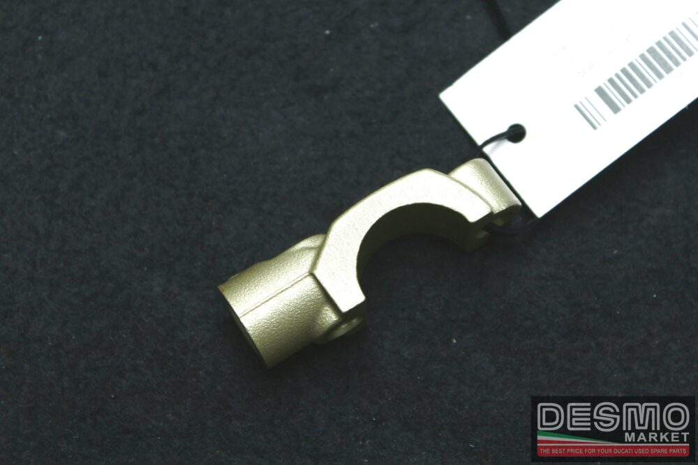 Collare supporto specchio sinistro oro Brembo per molti modelli Ducati