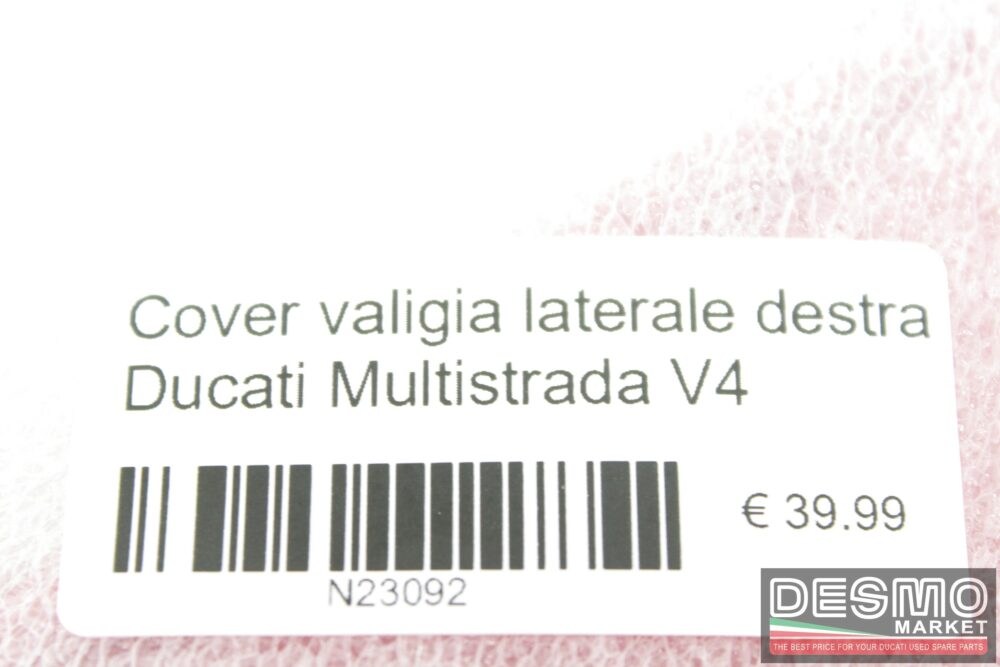 Cover valigia laterale destra Ducati Multistrada V4