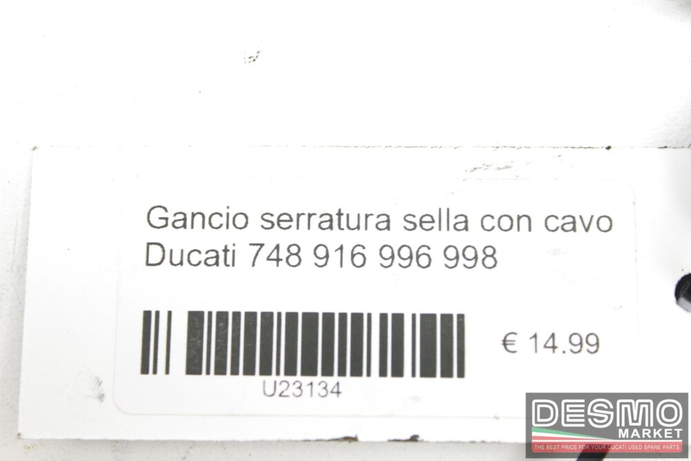 Gancio serratura sella con cavo Ducati 748 916 996 998