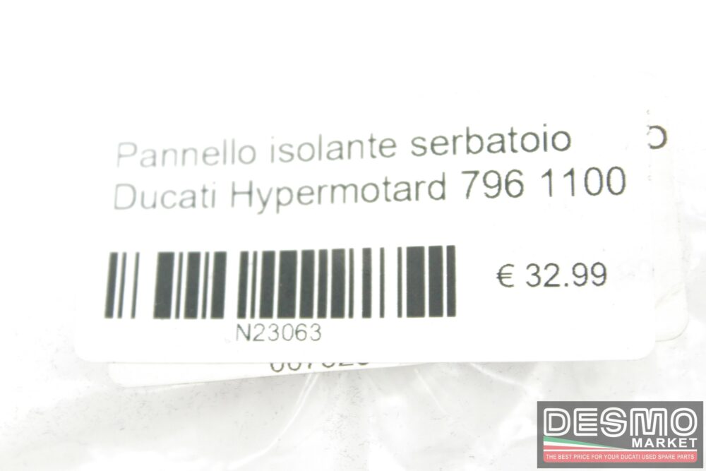 Tank insulation panel Ducati Hypermotard 796 1100 - Image 4