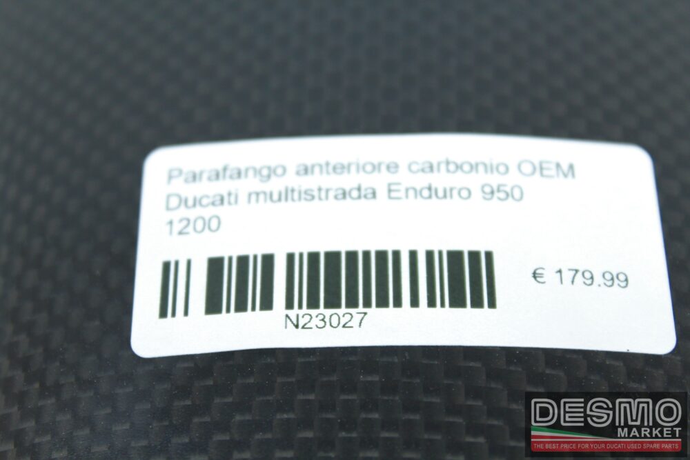 Parafango anteriore carbonio OEM Ducati Multistrada Enduro 950 1200