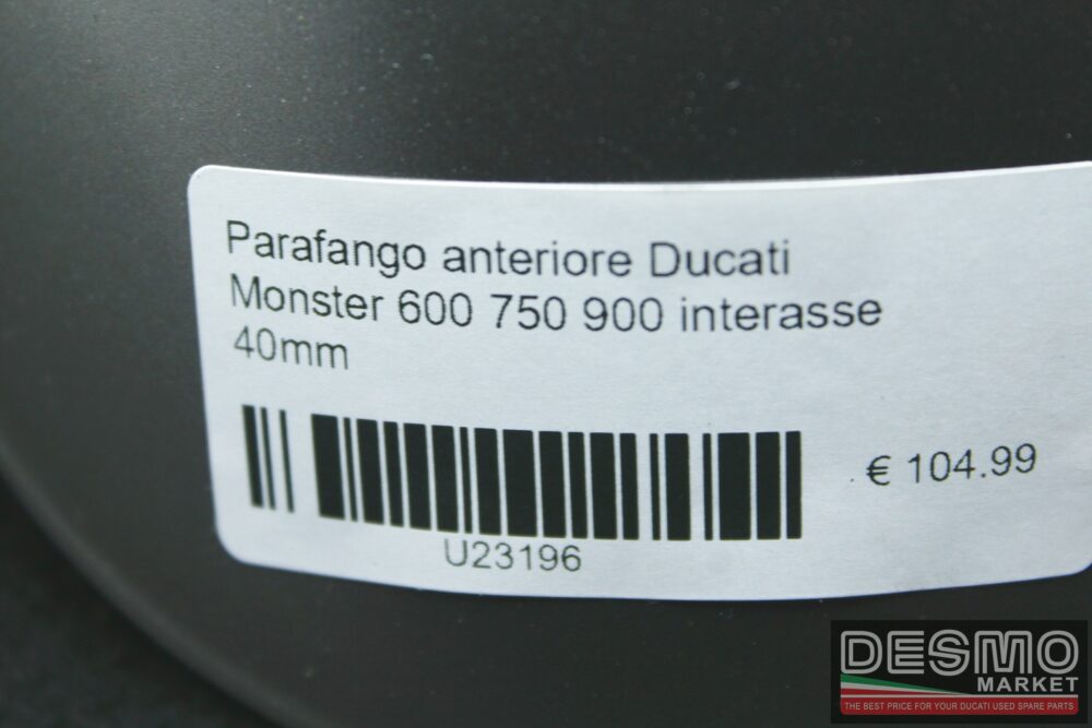 Parafango anteriore Ducati Monster 600 750 900 interasse 40mm