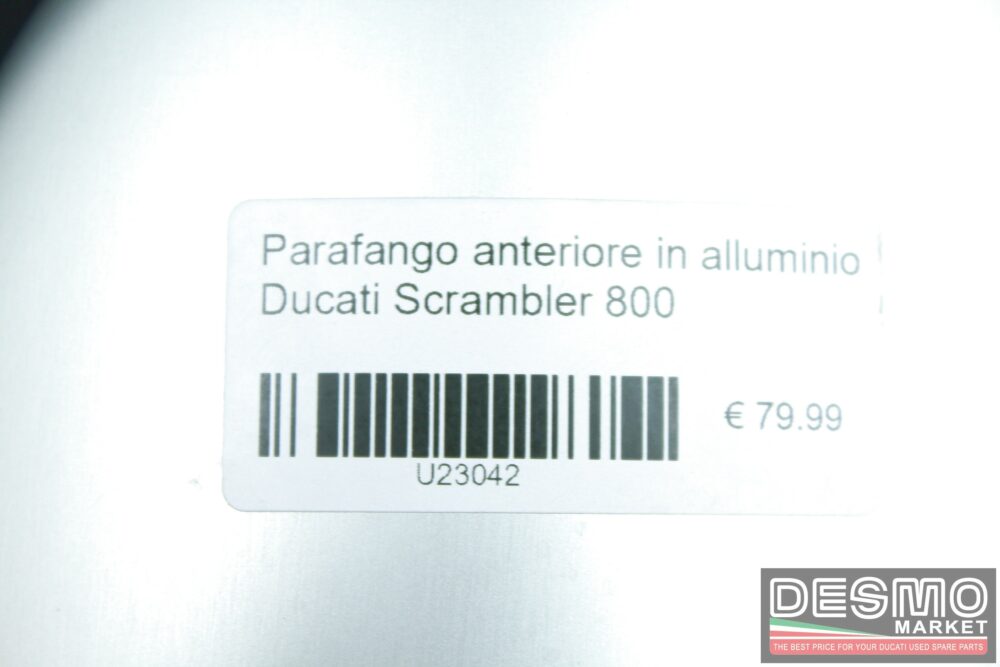 Parafango anteriore in alluminio Ducati Scrambler 800