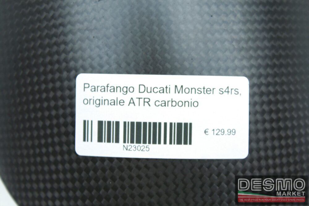 Parafango Ducati Monster s4rs, originale ATR carbonio grezzo