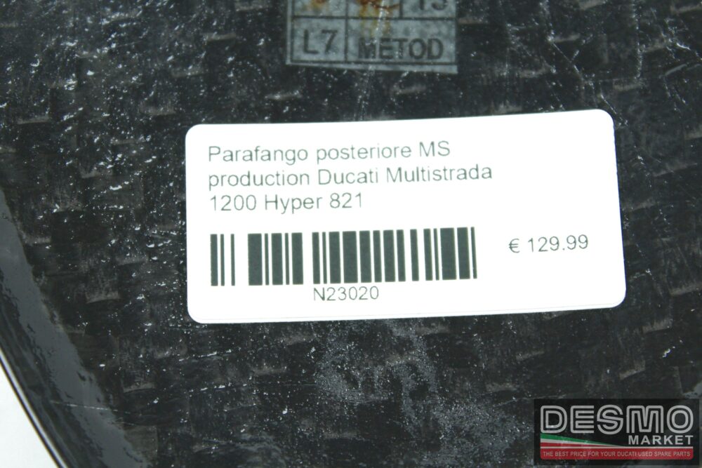 Parafango posteriore MS Production Ducati Multistrada 1200 Hyper 821