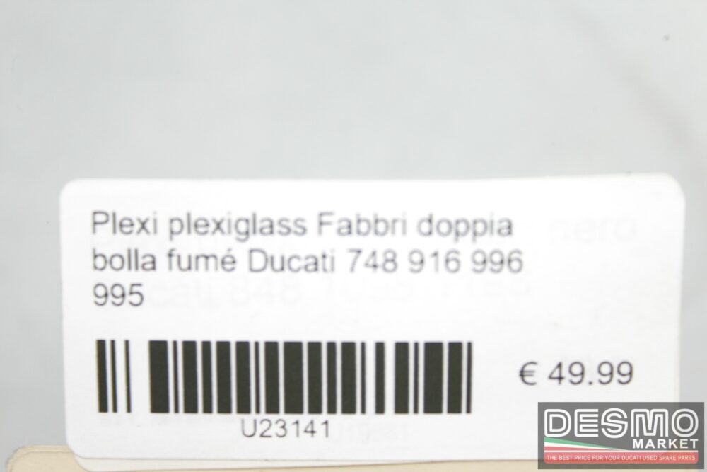 Plexi plexiglass Fabbri doppia bolla fumé Ducati 748 916 996 995