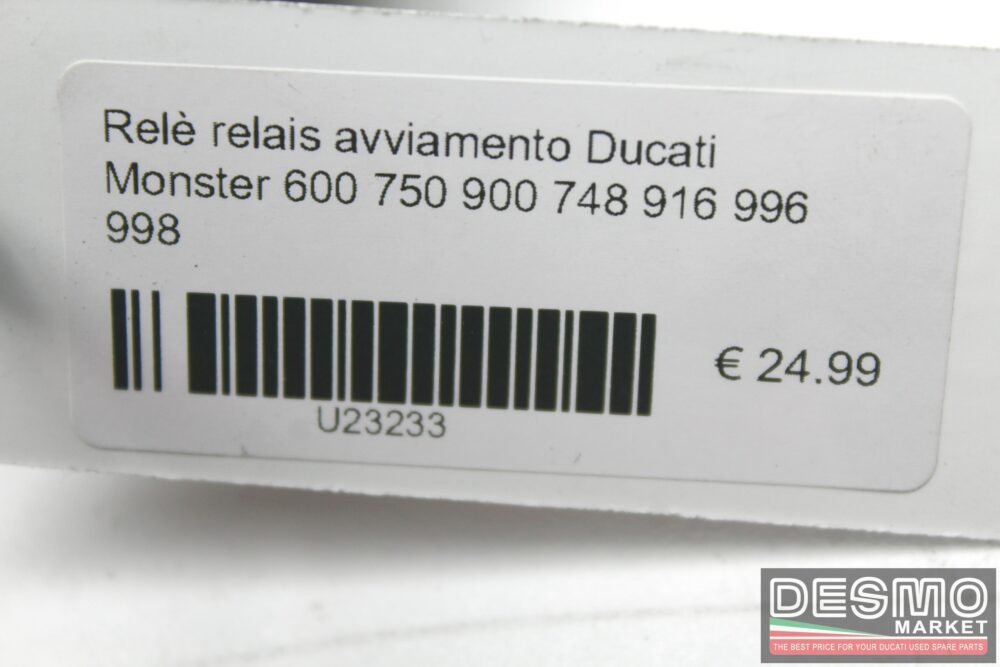 Relè relais avviamento Ducati Monster 600 750 900 748 916 996 998