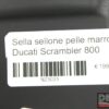 Brown leather saddle seat Ducati Scrambler 800 - Image 6