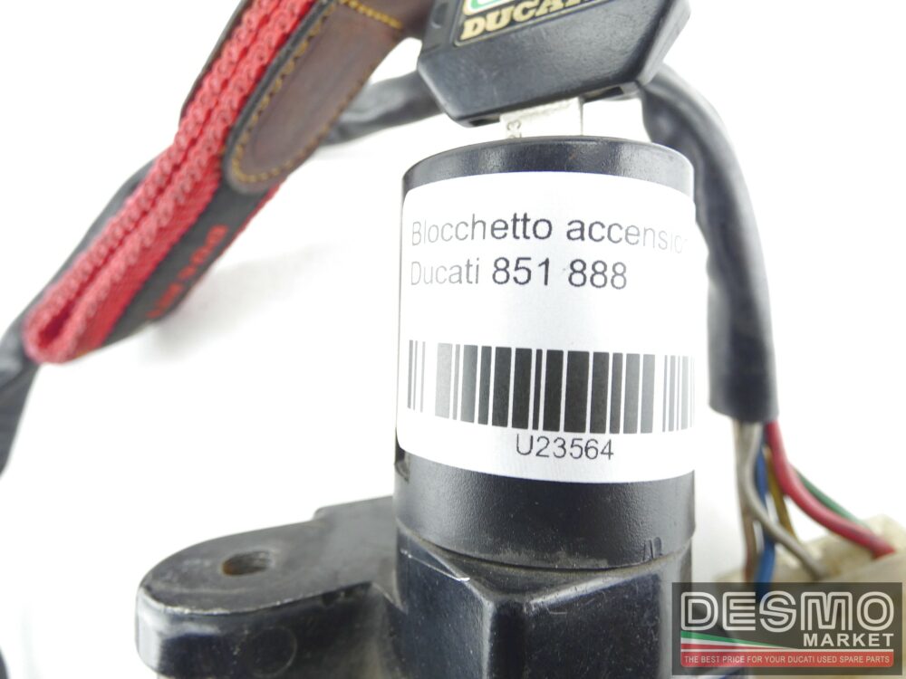 Blocchetto accensione una chiave Ducati 851 888