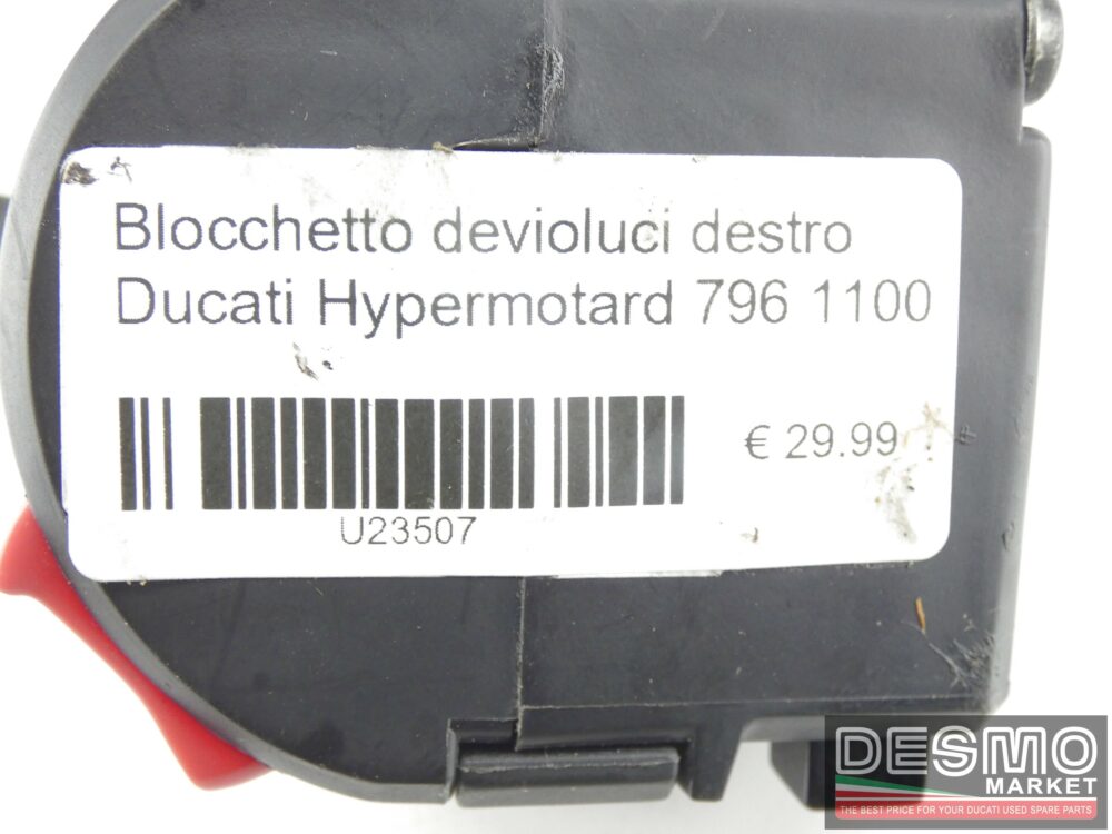 Blocchetto devioluci destro Ducati Hypermotard 796 1100