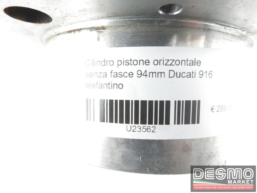 Cilindro pistone orizzontale senza fasce 94mm Ducati 916 elefantino