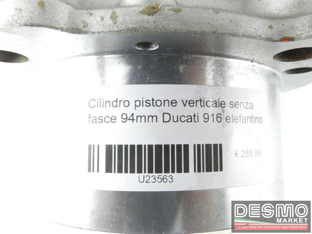 Cilindro pistone verticale senza fasce 94mm Ducati 916 elefantino