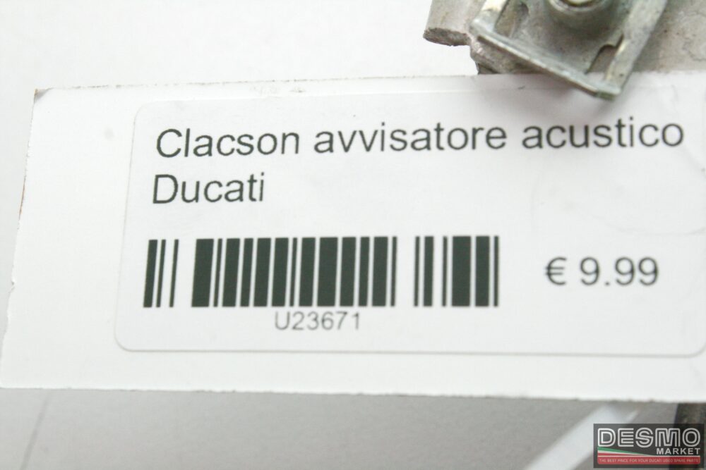 Clacson avvisatore acustico Ducati