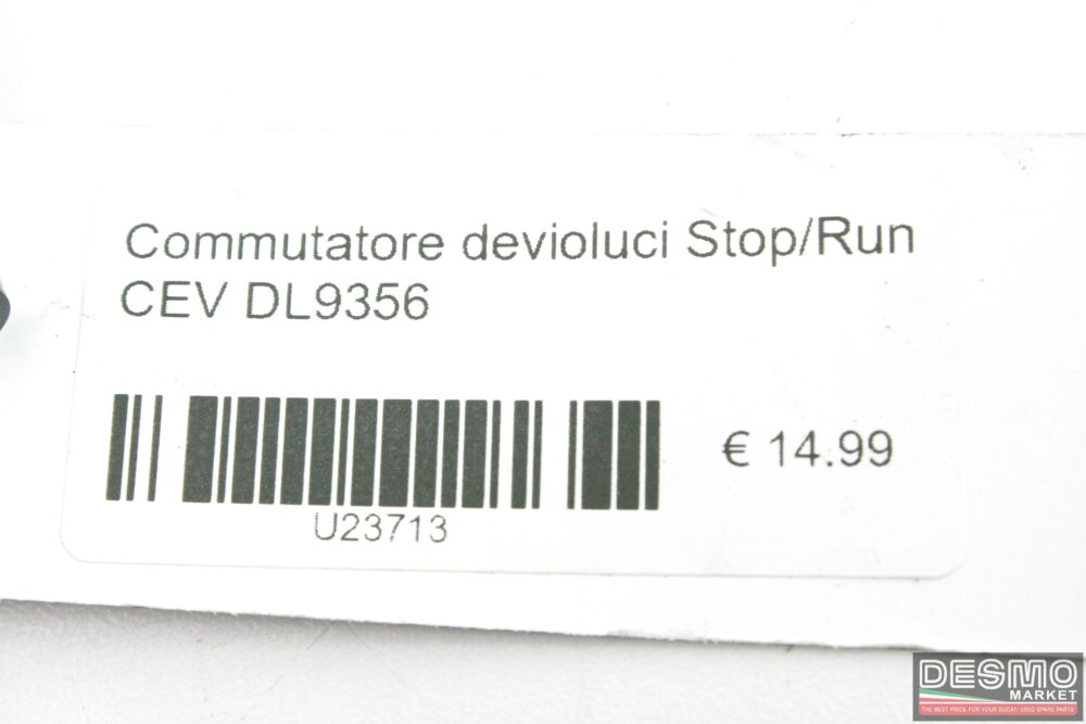 Commutatore devioluci Stop/Run CEV DL9356
