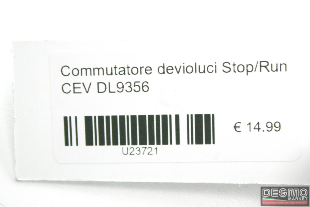 Commutatore devioluci Stop/Run CEV DL9356