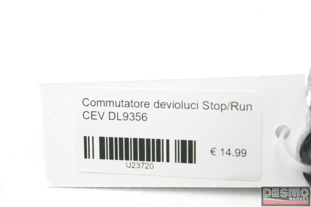 Commutatore devioluci Stop/Run CEV DL9356