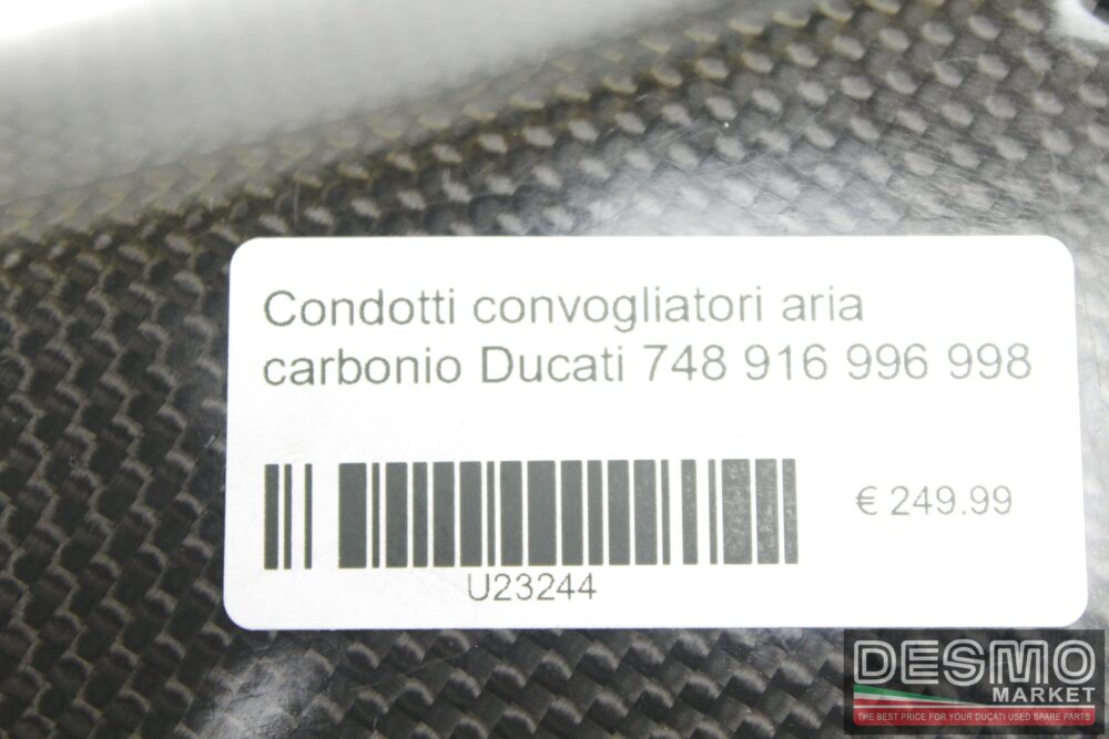 Condotti convogliatori aria carbonio Ducati 748 916 996 998