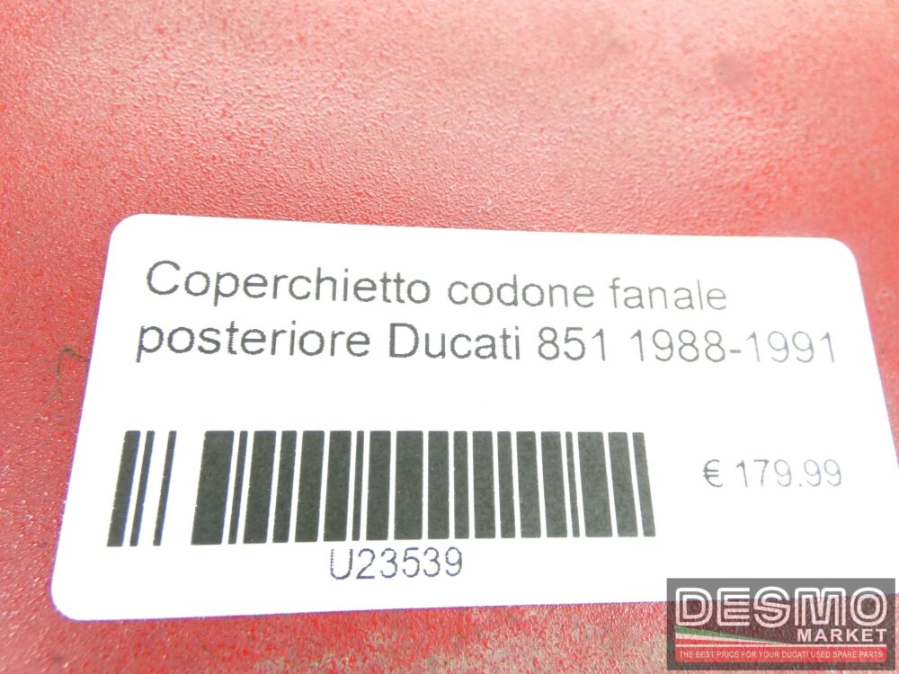 Coperchietto codone fanale posteriore Ducati 851 1988-1991